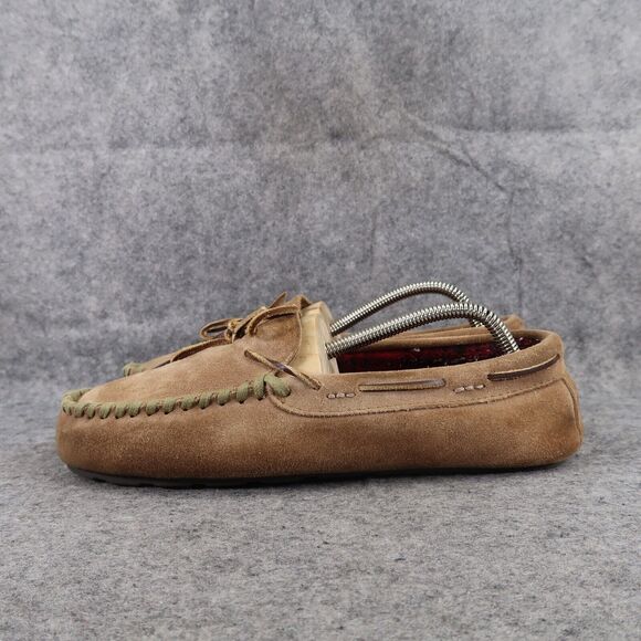 Woolrich Shoes Men 7.5 Slipper Loafer Leather Moccasin Comfort Casual Flannel XS main image 11